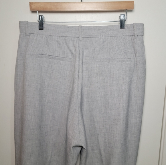 Abercrombie & Fitch Curve Love Gray Quinn Tailored Straight Pants Size 32/14L - Picture 8 of 9